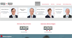 Desktop Screenshot of amp-steuerberatung.de